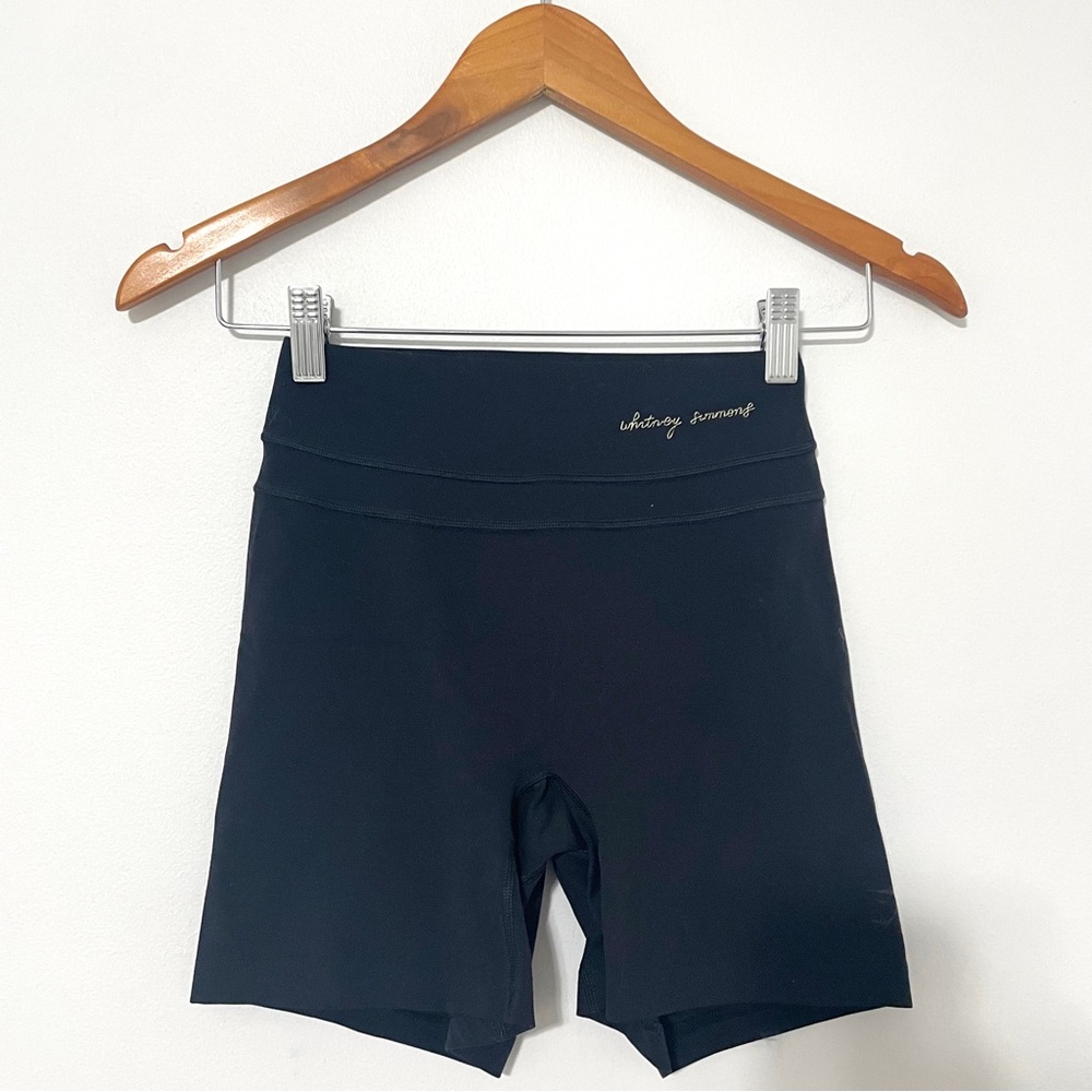 Whitney Simmons x Gymshark • black biker shorts sz XS